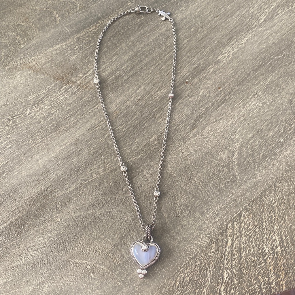Judith Ripka Heart Pendant Necklace